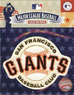 SAN FRANCISCO GIANTS CREAM PATCH   OFFICIAL LICENSED  