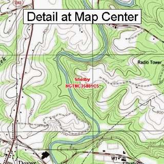   Map   Shelby, North Carolina (Folded/Waterproof)