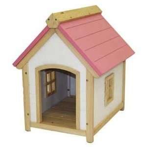  S&H Pet Products SHDH2007P/W Cozy Cottage Dog House in 