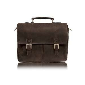  Visconti Berlin (18716) Leather Twin Buckel Briefcase with 