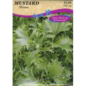  Mustard   Mizuna Patio, Lawn & Garden