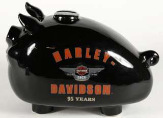 Large Harley Davidson 95 Year Anniversary Gas Tank Hog Piggy Bank 10 