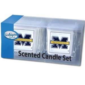  NCAA Michigan Wolverines Candle Set