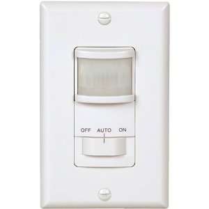 Cooper Wiring Devices K6107W L 3 Way Motion Activated Occupancy Sensor 