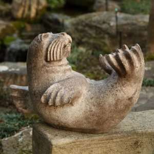  Harbor Seal Statue   Sandstone