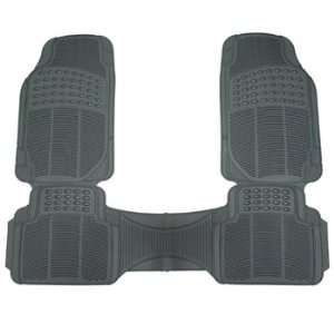  CAR VAN SUV TRUCK RUBBER FLOOR MATS FOR 2 ROWS ALL WEATHER 