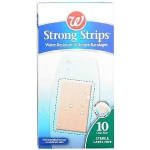  Strong Strips Water Resistant Adhesive Bandages, 2 x 4 Inch 