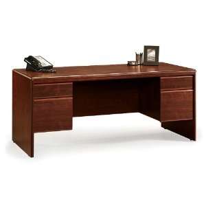  Sauder Cornerstone Executive Desk in Classic Cherry 