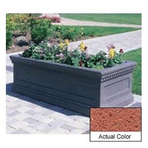   Planter   Weatherstone Brick Red 96x30x30 Patio, Lawn & Garden