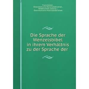  Austria )., Ã sterreichische Nationalbibliothek Franz Jelinek  Books