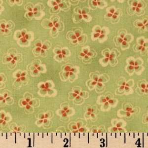  44 Wide Moda Boutique Pansy Grass Fabric By The Yard 