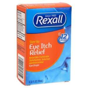  Rexall Eye Itch Relief Drops   12 HR Health & Personal 