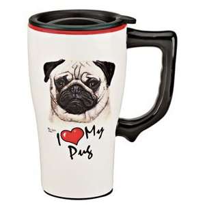  Pug Travel Mug
