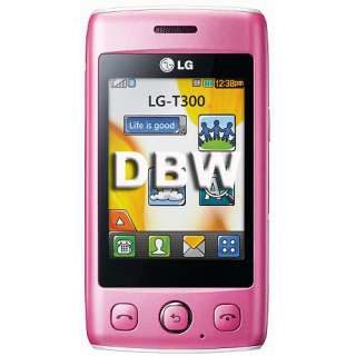 NEW IN BOX LG T300 COOKIE LITE PINK UNLOCKED GSM CELL PHONE  