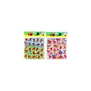  Sesame Street Elmo Shimmering Stickers ~ 2 Assorted Sheets 