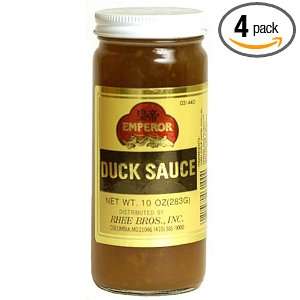 Emperor Duck Sauce, 10 Ounce Jars (Pack of 4)  Grocery 