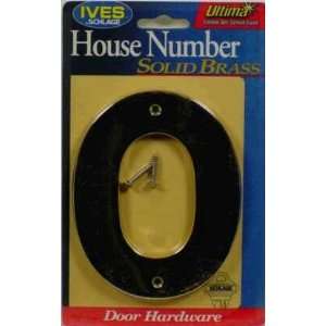   Brs Hse Number 0 Cp2 3005 505 House Numbers Brass