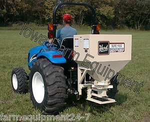 Herd 750 9.6 Bushel Tractor 3 Point PTO Broadcast Seeder, Fertilizer 