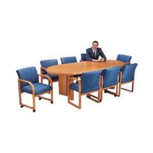  Solid Wood Racetrack Conference Table (72Wx36D) Office 