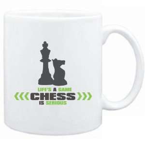  New  Lifes A Game . Chess Is Serious  Mug Sports