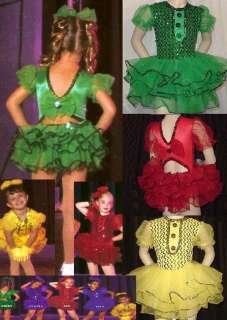 HOLIDAY Ballet Tutu Dance Costume CHOCE Color & Size  
