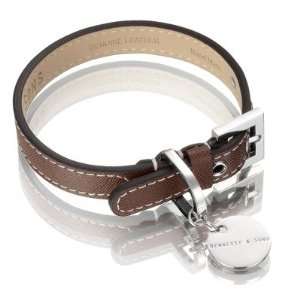  Hennessy & Sons Saffiano / Hand Made Leather Dog Collar 