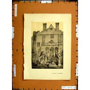 C1800 Sepia Print Cranbourne Dorsetshire England