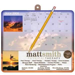   mouse pad with highlighted holidays, 12 sheets.