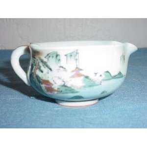  Small Oriental Hand Painted Creamer 