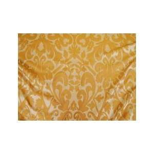  Soft Gold & Ivory Lustrous High End Silk Fabric
