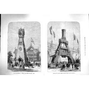   1878 Swedish Clock Tower Tocadero Creusot Ironworks