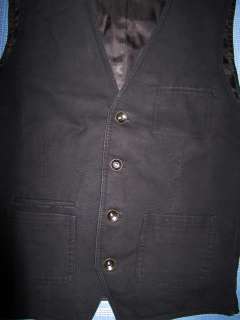 New EXPRESS 4 Button Cotton Canvas Vest, S, nwt, $80 (Casual, Sweater 