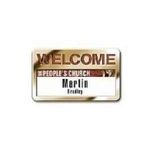  Badge Welcome/Cut Out Letters Magnetic Brass Everything 