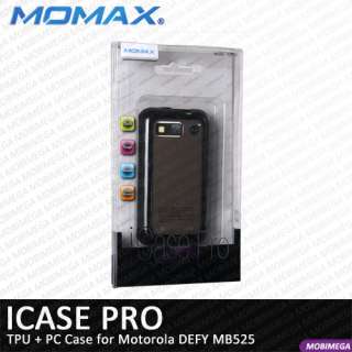 Momax iCase Pro Case Cover Motorola DEFY MB525 Black  