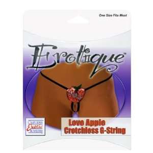  Erotique love apple crotchless g string o/s Health 
