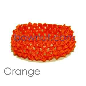 Orange   1.5 CROCHET HEADBANDS (12pk) Beauty
