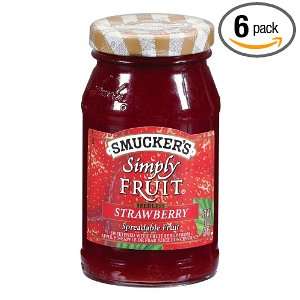 Smuckers Simply Fruit Seedless Strawberry Spreadable Fruit, 10 Ounce 