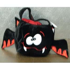   Ganz Halloween HW10602 Lighted Black Bat Candy Basket 