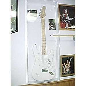  Acrylic Autographed Guitar Display Case   Vertical 