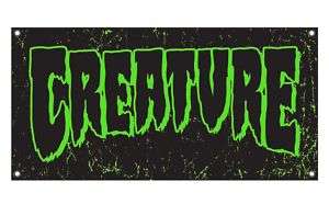 Creature Logo Skateboard Banner  