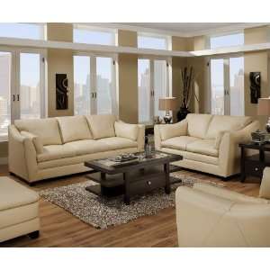   LEATHER SOFA LOVE SEAT CHAIR LEATHER 4 PC CONTEMPORARY