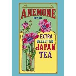 Paper poster printed on 20 x 30 stock. Anemone Brand Tea 