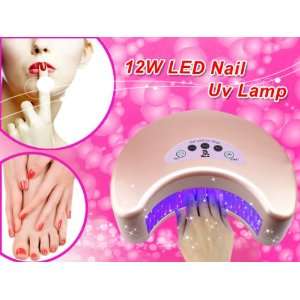 USpicy 2012 Brand New Pink Top 12W LED Nail Light / Lamp / Dryer (30 