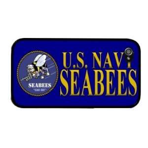  Navy USN Seabees Photo Apple iPhone 4 4S Case Cover Black 