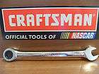   craftsman 12 pt metric combination ratcheting polished wrench choose