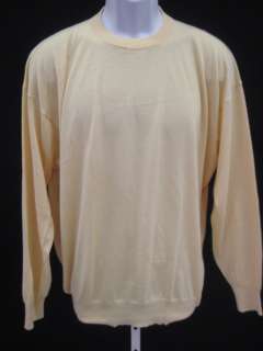 DESIGNER Pale Yellow Crewneck Sweater Sz 58  