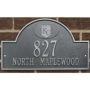  Kansas City Royals Pewter & Silver Personalized Address 