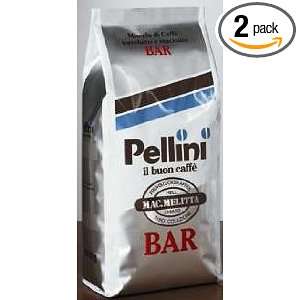 Pellini Melitta Scuro Ground Coffee 1.1lb/500g Pack of 2  