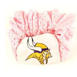 Minnesota Vikings Pink Hair Scrunchie   Hair Twist   Ponytail Holder