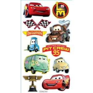 Cars Puffy Dimensional Stickers Arts, Crafts & Sewing